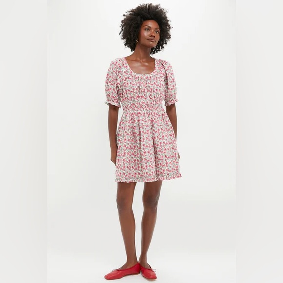 Tuckernuck Hyacinth House Dahlia Floral Dorothy MiniDress - Medium